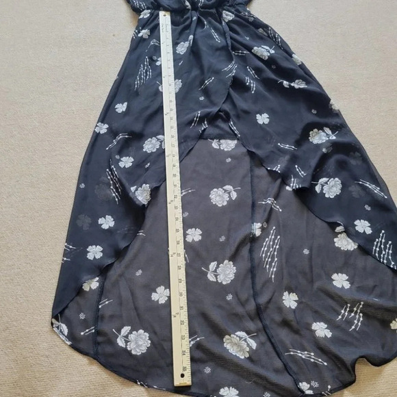 NEW New Maurices Black Floral High Low Dress - Picture 10 of 13